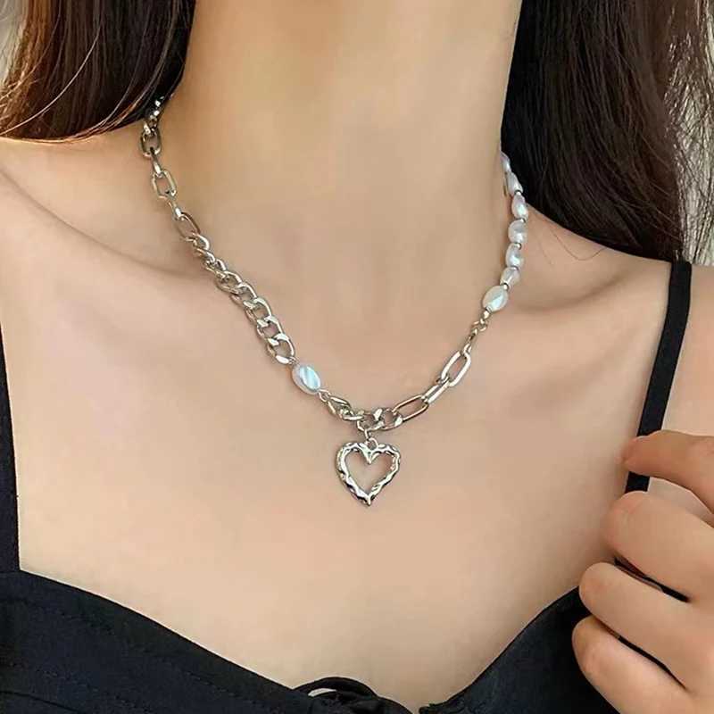 New 925 Sterling Silver Necklace Pendant Hip Hop Style Choker Party Gift for Wen Fine Jewelry X250224