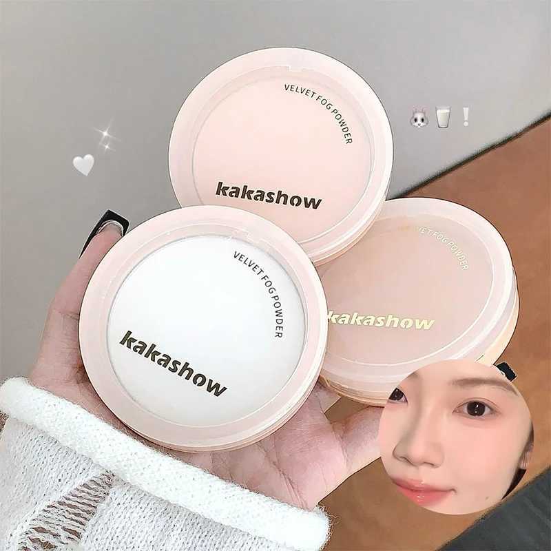 Pressed Powder White Brighten Transparent Oil Control Concealer Lasting Face Makeup Matte Setting Powder Waterproof CosmeticXJ250224