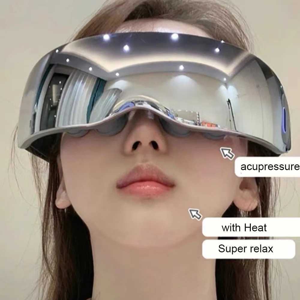 Super Relax Eye Massage Device Heating Vibration Eye Massage Instrument Eye Massage with 12 massage headsXJ250224