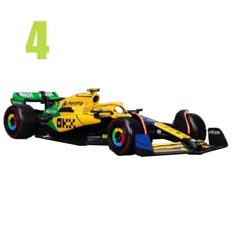 New York 1 43 2023 2024 F1 Mclaren MCL38 MCL60 Monaco GP #4 Norris #81 Piastri Formula Car Model Gifts Singapore Z250402