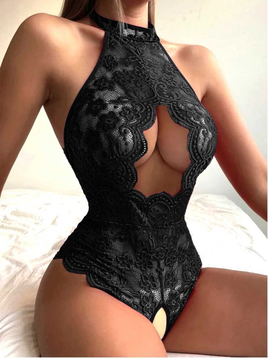 Woman Lingerie Sexy Dress Erotic Lace Lingerie Porn Clothes Transparent Lingerie Sexy Sleepwear For Sex Underwear Costumes W250224