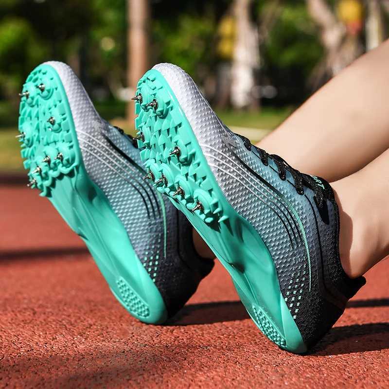 Track Men Wen And Field Shoes Spikes Professional Athletic Nails NEW Top Short Running Training Speed Sneakers Z250224