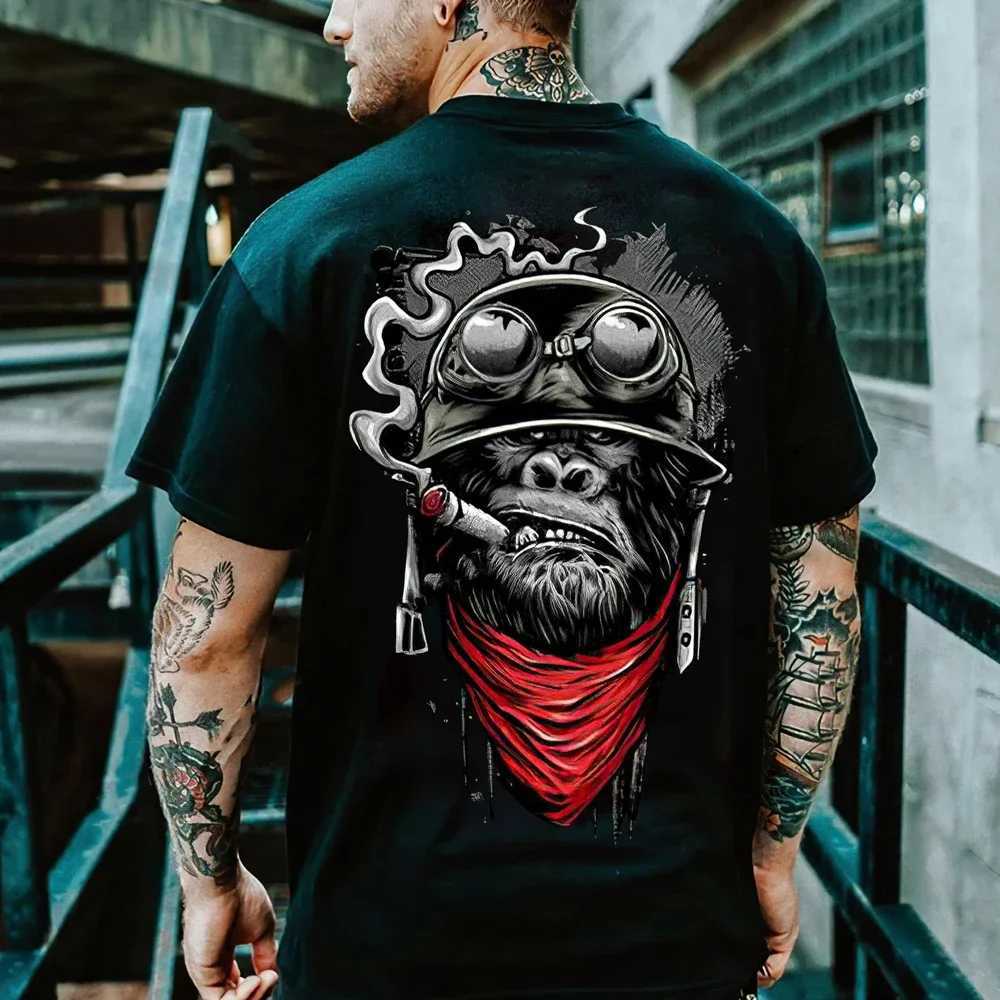 Anime Retro T-shirt Mens 3D Printed Short Sleeved Casual Street T-shirt Top Loose and Fashionable T-shirt Oversized T-shirt W250224