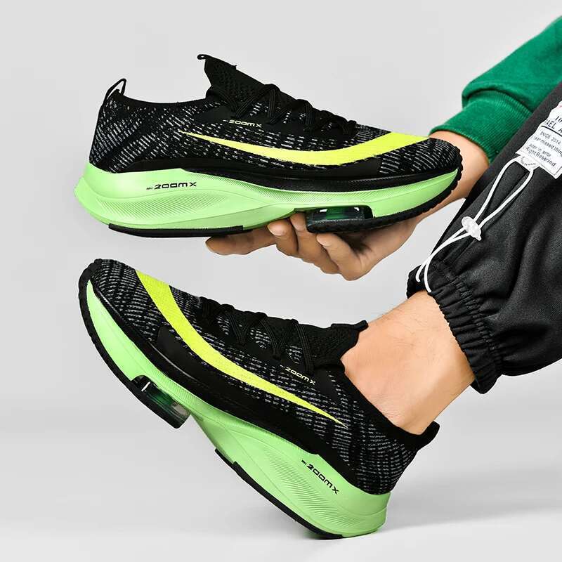 Carbon Plate Marathon Men Sports Running S hoes Air Cushion Breathable Lightweight Comfortable Women Athletic Training Foot wear