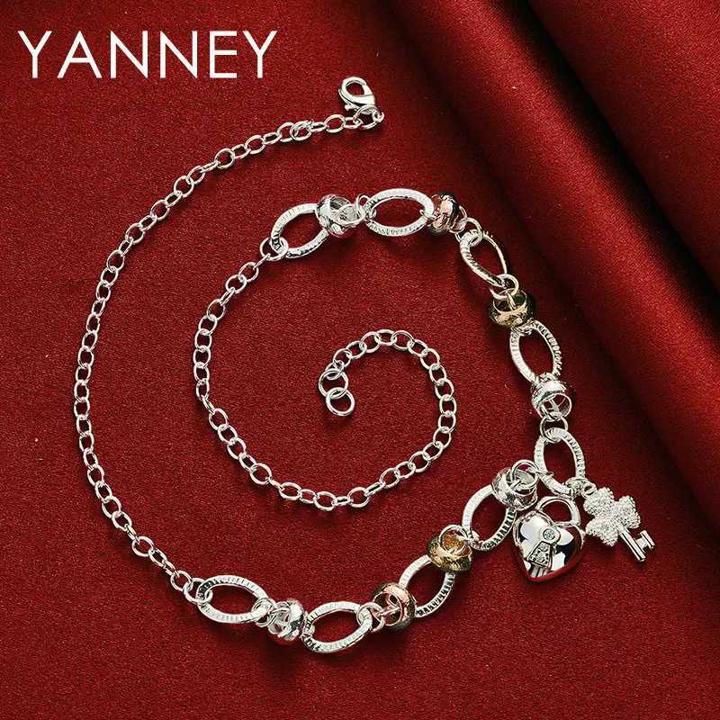 New 925 sterling silver 18 inch zircon necklace mens fashion hip-hop charm gift jewelry wedding X250224