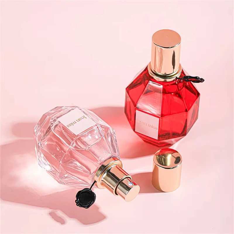Rose Ruby Floral Perfume Lasting Fragrance Eau De Parfum Women Charming Scent Pheromone Blooming Cologne Balminess Body Spray W250224