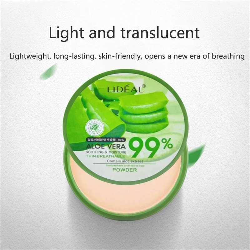 99% Aloe Vera Softening Powder Waterproof Moisturizing Concealer Foundation Fixed Make Up Oil Control Setting Powder CosmeticsXJ250224