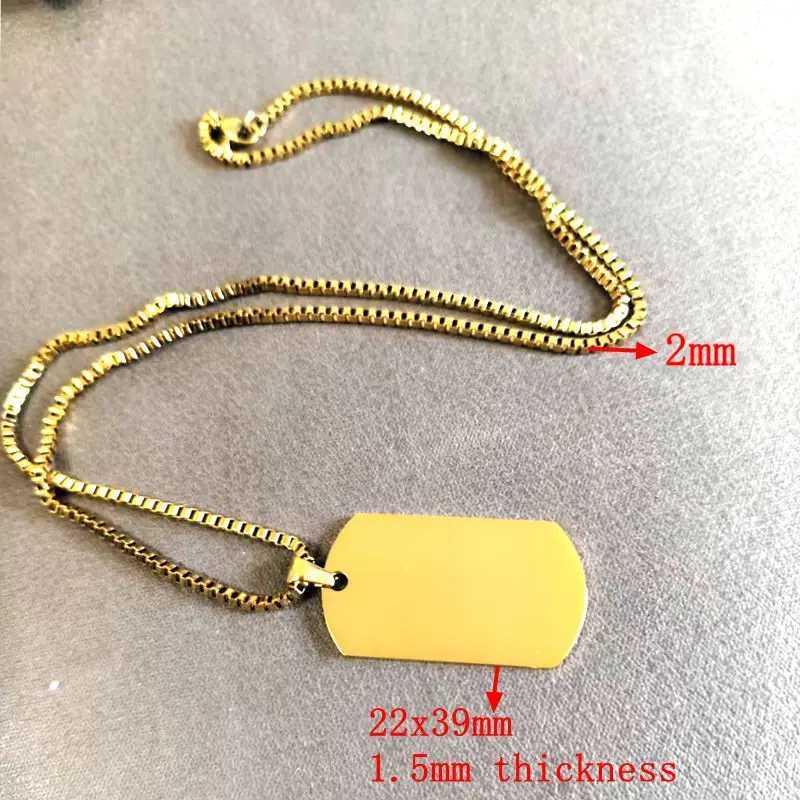 New stainless steel cross pendant necklace mens gold colored jewelry necklace gift 2025 X250224