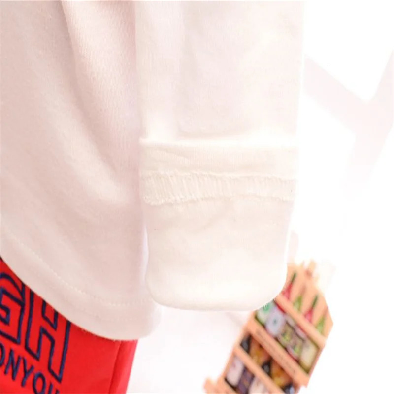 Autumn toddler boy 5th coat loose suit printed cotton long sleeveprinted V-neck letter zipper coatcasual sweatpants 3Pcs suit 250224