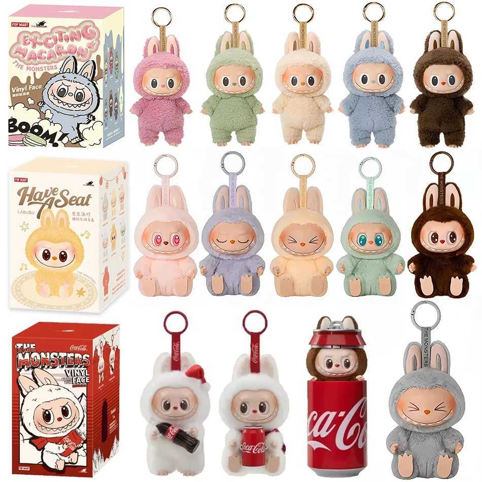 Anime Figure Kawaii Labubu Have A Seat SeriesBlind Box Cute Mysterious Box Toys Pvc Doll And Hobbies Ornament Kid Christmas GiftT250224
