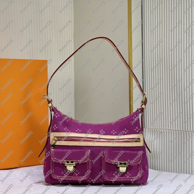 10A Luxury Designer bag women Denim Tote Bag Carryall Shoulder Bag Handbag Crossbody bag Canva messenger Shopping Bag Moon Purse Hills Clutch Wallet backpack M44460