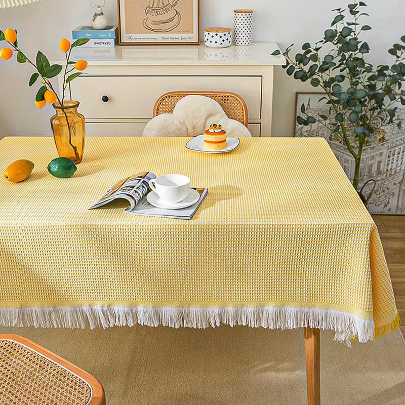 Tablecloth White Thickened Dormitory Dressing Table Dust-proof Photography Background Cloth Picnic Table Mat