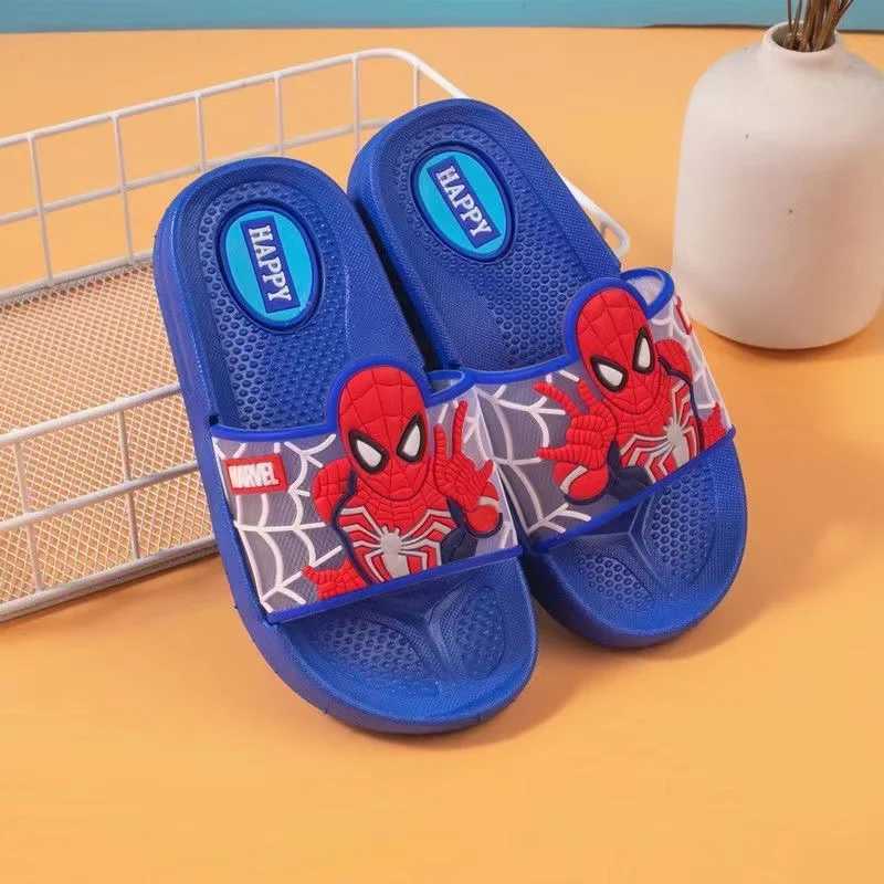 er childrens cartoon Spider Man printing baby boys and girls slider anti slip soft house slider indoor and outdoor beach shoes 22-35 S25224