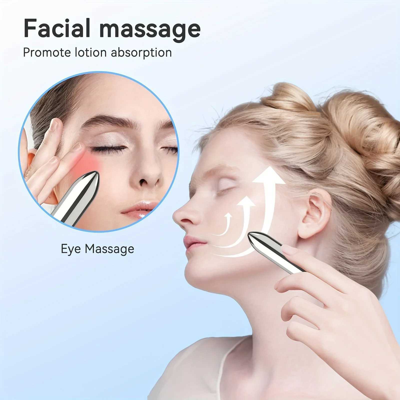 1 mini vibrating massager face and eye massager treatment to promote the absorption of portable lotion suitable for home and travel beauty toolsXJ2502