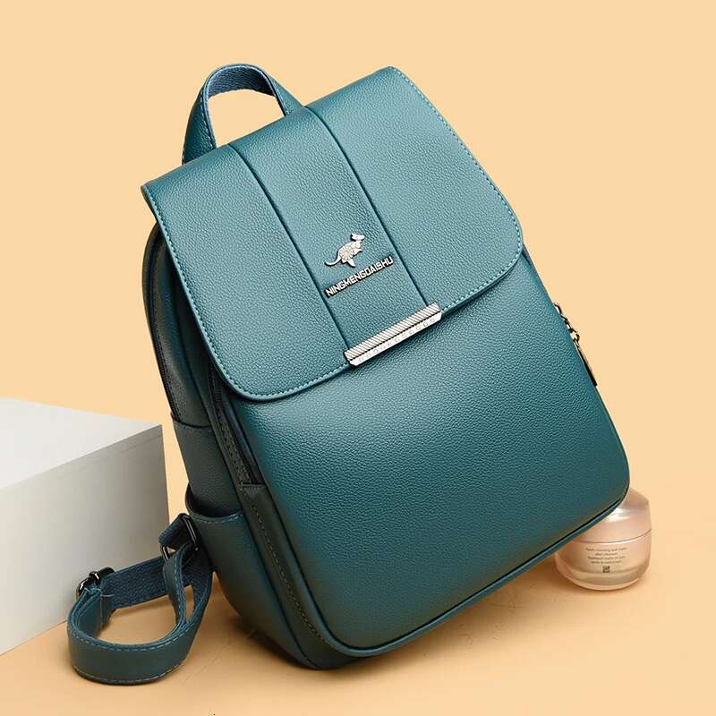 Fashion New Style4 Women's Leather Backpacks Female School Backpack Women Shoulder Bags For Teenage Girls Travel Back