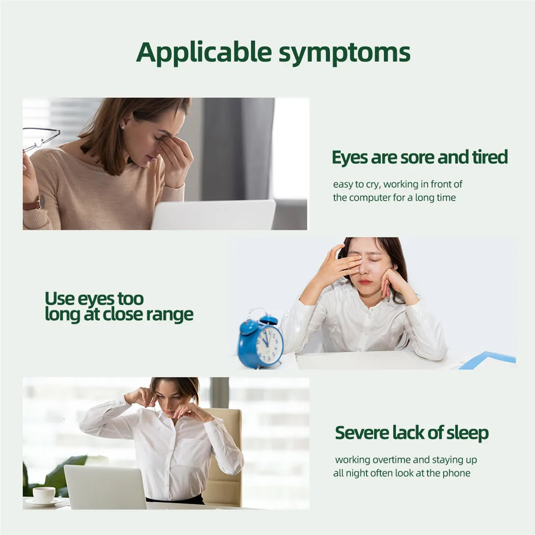 Eye Massager Magnetic Therapy Vibrator Smart Massage Instrument Removal 9 Modes Relieves Fatigue Eyeball 250219