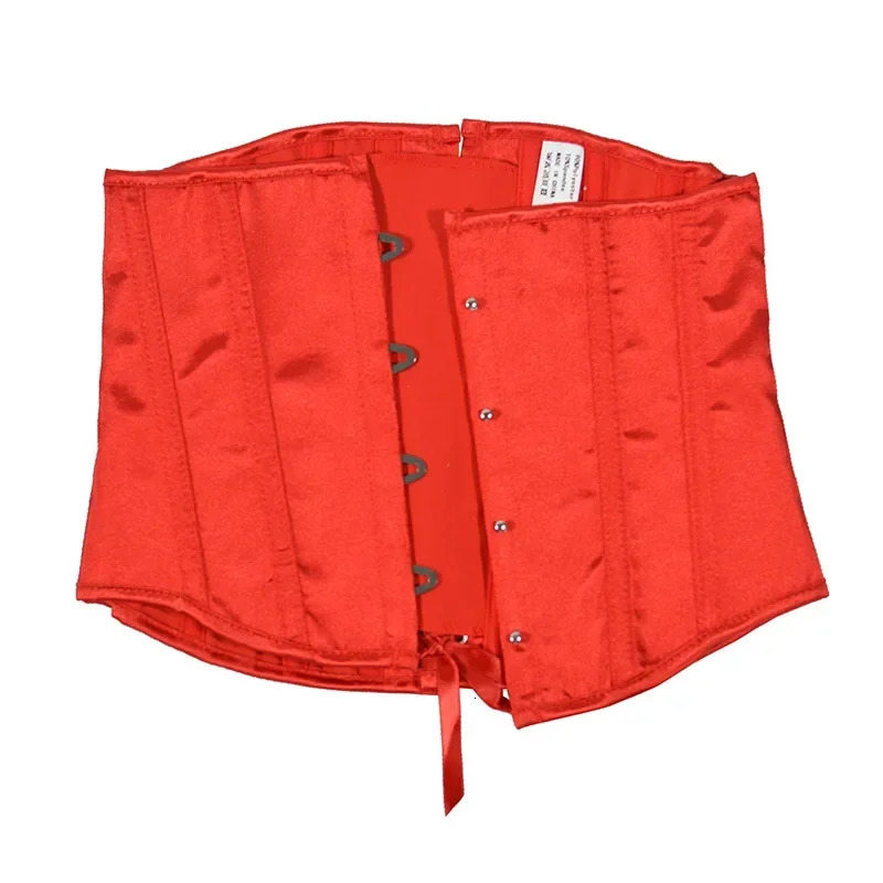 Satin Short Slimming Shaper Girdles Women Waist Trainer Corset Cummerbunds Fajas Ladies Fashion Waist Cinchers Shapewear Clothes 250224