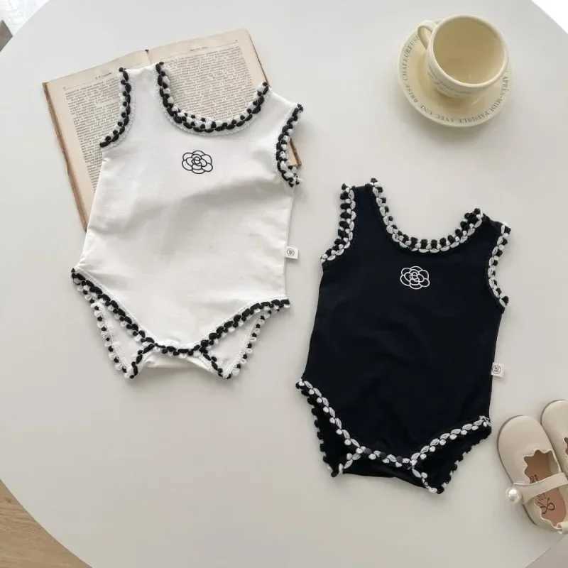 Summer Newborn Baby Girl Clothes Cute Flower Suspenders Rompers Toddler Girls Kawaii Jumpsuit Baby Onesie Bodysuit 0-3y X250224