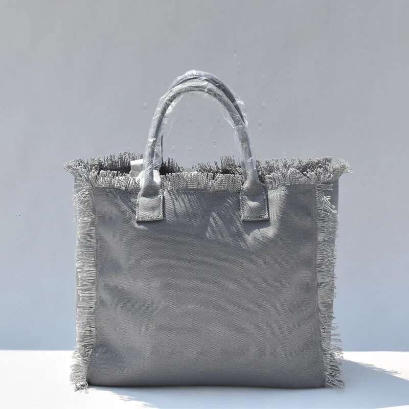 Canvas Women Tassel Lightweight Laptop Teacher Tote Shoulder Bag Handbag For Daily Use