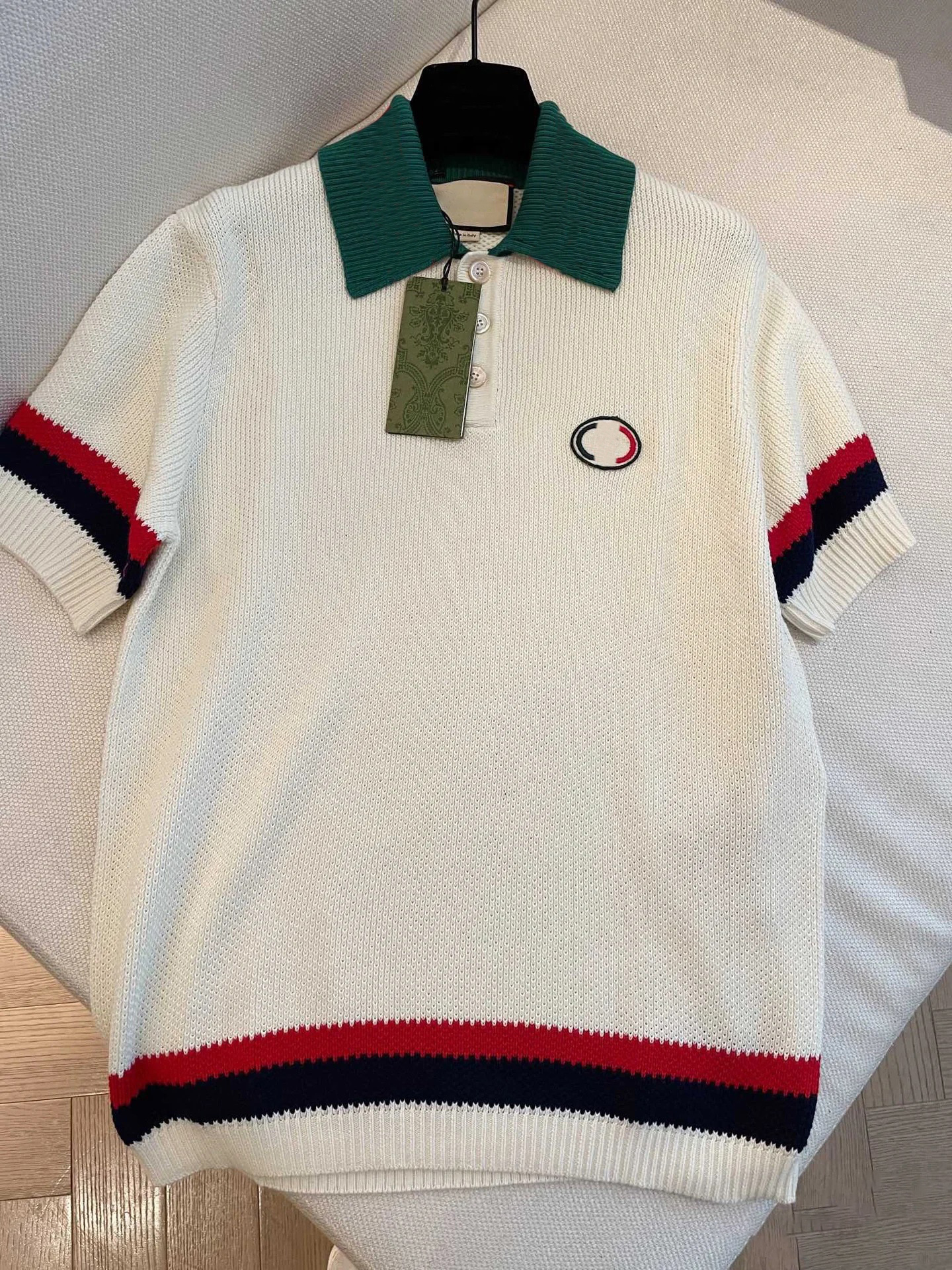 Designer polo shirt men's short sleeved high-quality streetwear hip-hop fashion t-shirt unisex short sleeved shirt top high street retro women's shirt US size S-XL