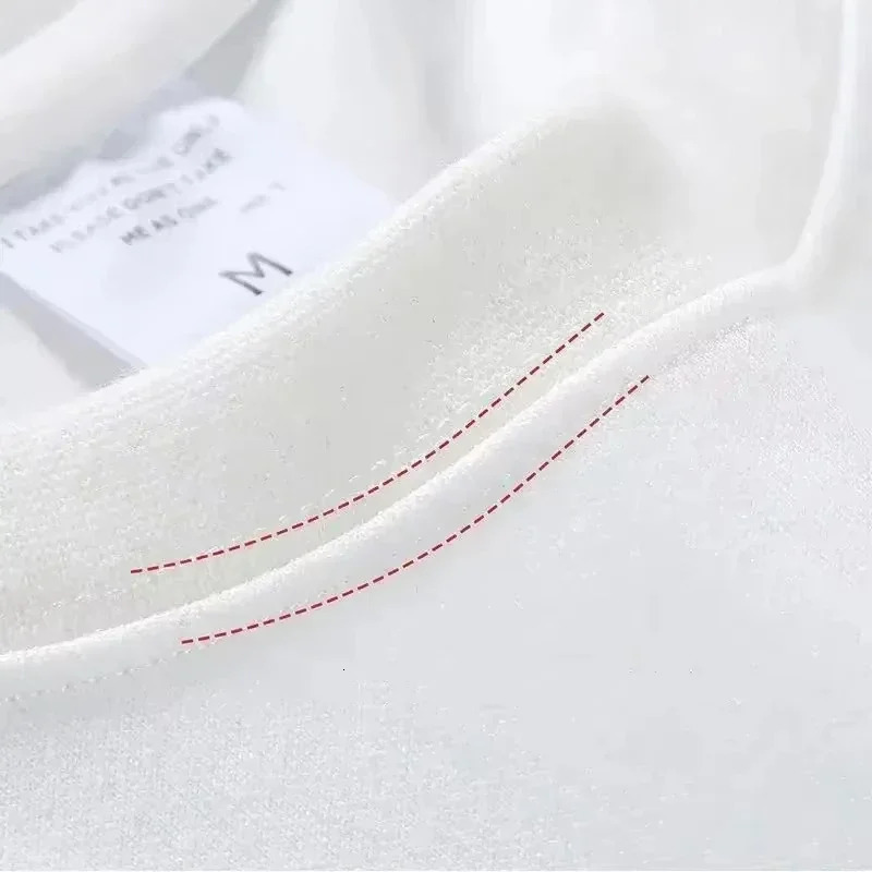 2025 Black White GSM 500g Heavy Duty Cotton Plus Size T-Shirt Crew Neck Mens Short Sleeve Three Needles Half Sleeve Tee 250225