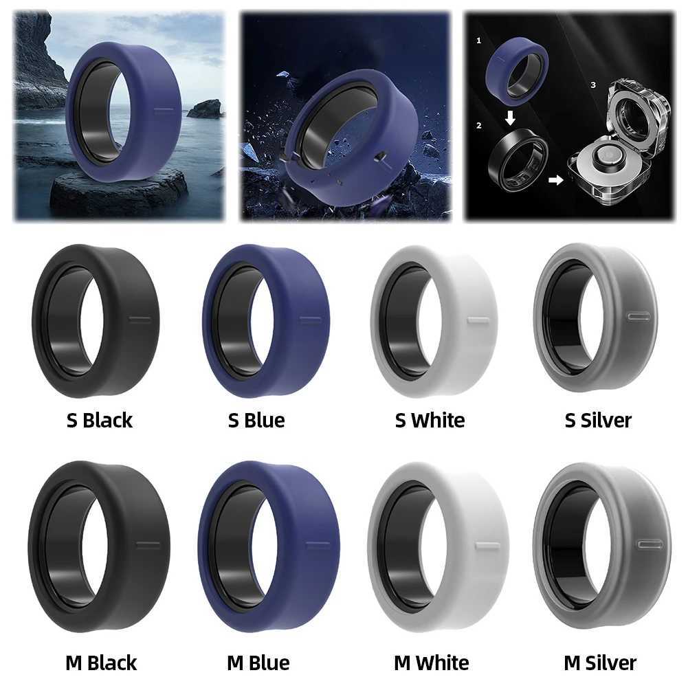 For Samsung Galaxy Ring Smart Ring Skin Cover Anti-Drop Silicone Protective Cover for Galaxy Ring Size 5 6 7 8 9 10 11 12 13 W250225