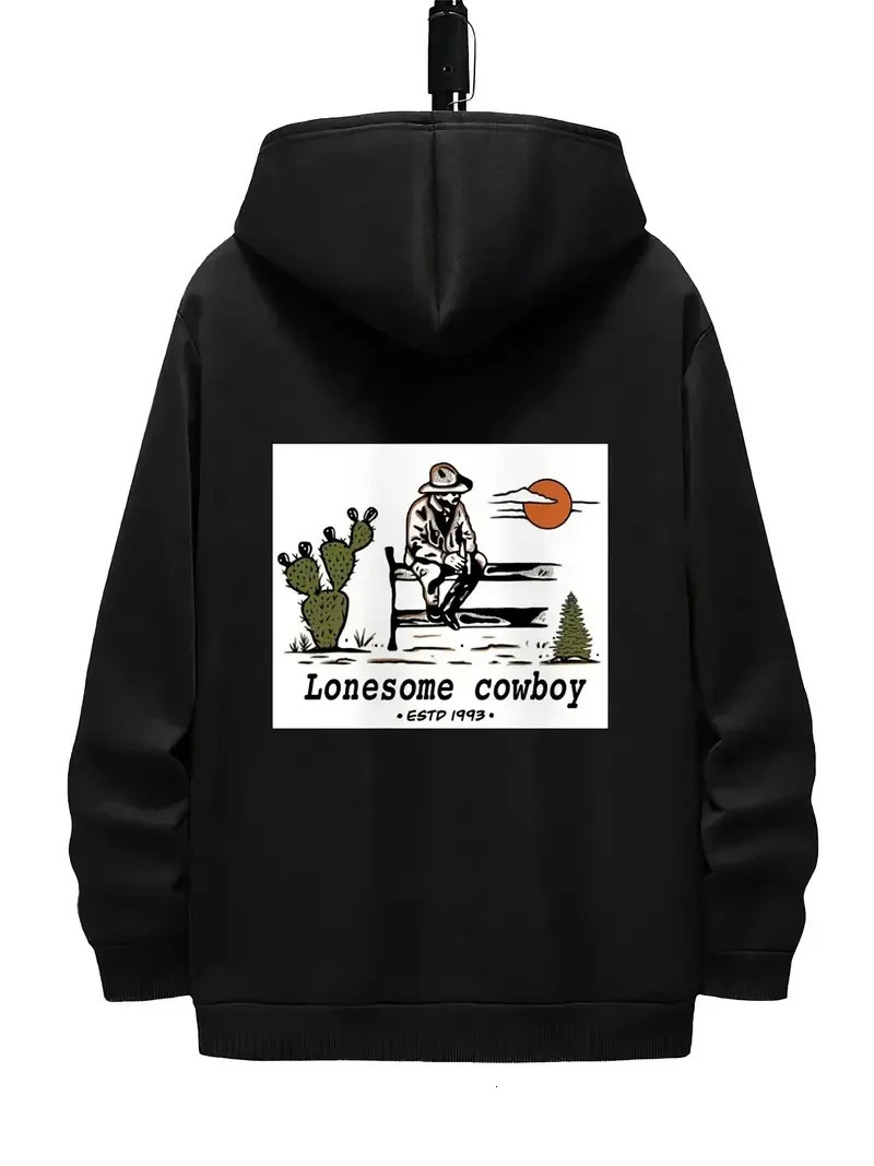 highquality mens hoodies creative printed breathable Y2K clothing trendy and fashionable street sweaters 250224