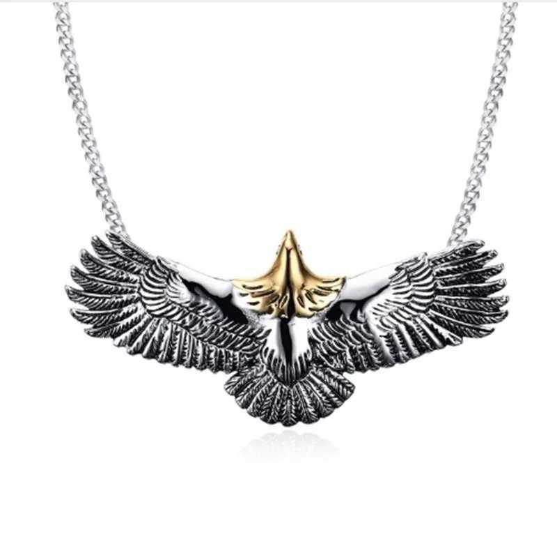 Mens necklace high-quality metal bird tribe bicycle pendant necklace X250224