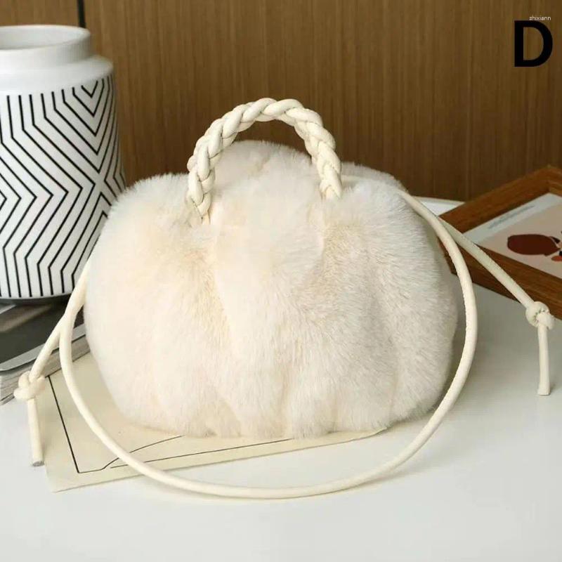 Drawstring Cute Pumpkin Bag 2025 Autumn And Winter Fashion Cloud Crossbody Niche Design Sweet Girl Handbag zhanyishengli