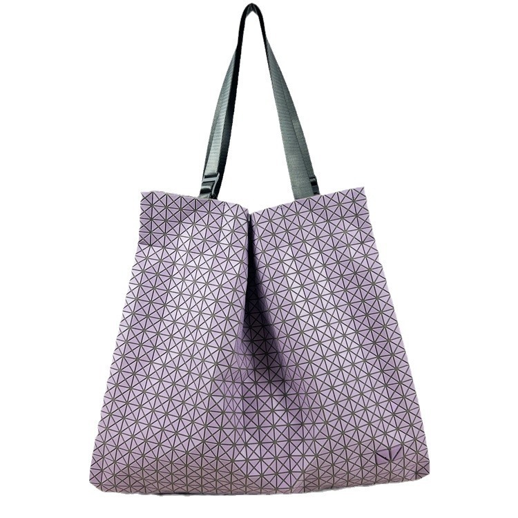 Japanese Lingge Men's And Women's Shopping Silicone Large Capacity Tote Single Shoulder Handbag Leisure Travel Big Bag designer handbags wom