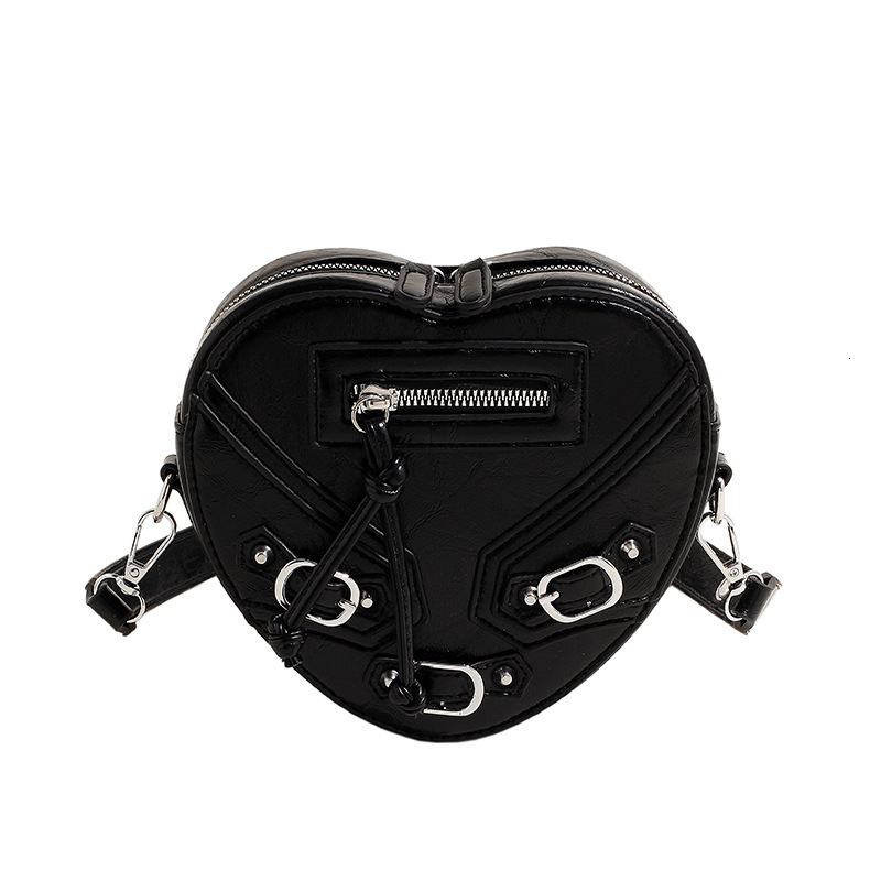 Bags Personalized Love Small 2025 New Korean Edition Fashion Rivet Trend Ins Internet Celebrity Women's Crossbody Bag