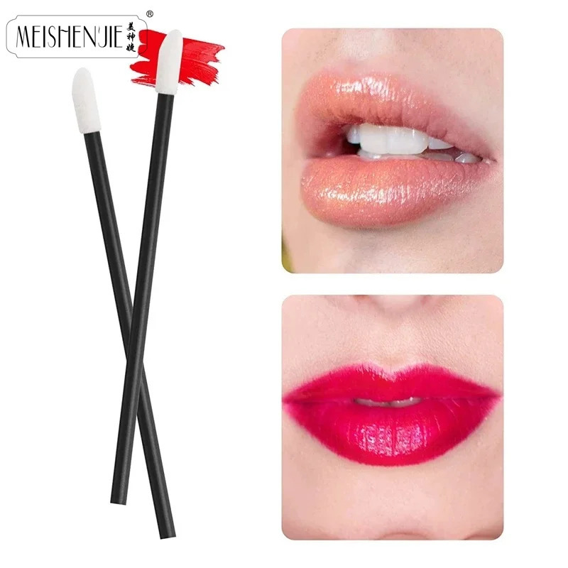 Wholesale 50/1000pcs Lip Brushes Applicators Eyelashes Brush Lipstick Brush Lip Gloss Applicator Wands Makeup Beauty Tool 250224