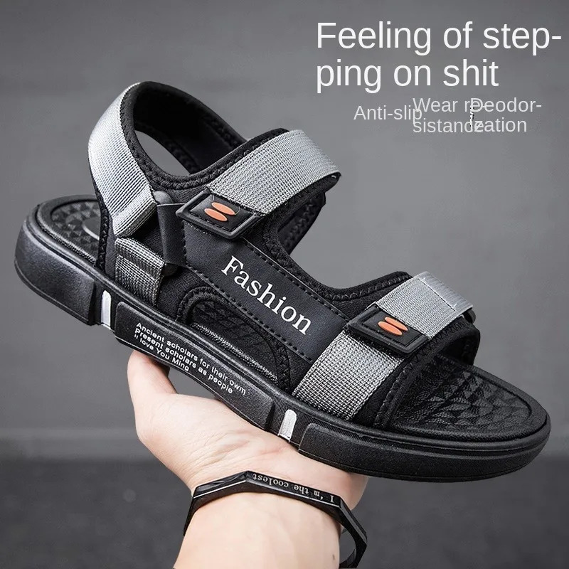 Summer Beach ren Sandals Fashion Shoes Casual Lightweight Non-slip Soft Bottom Comfortable Water Shoes High Quality 250224