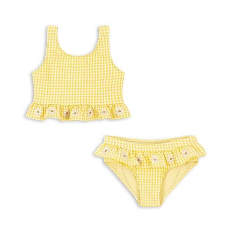 Baby Girls Swimwear Love Two Pieces Sunscreen Swimsuit Girl Swimwears Bikinis Kids Swimming Childrens Swimsuits Mayo X250224