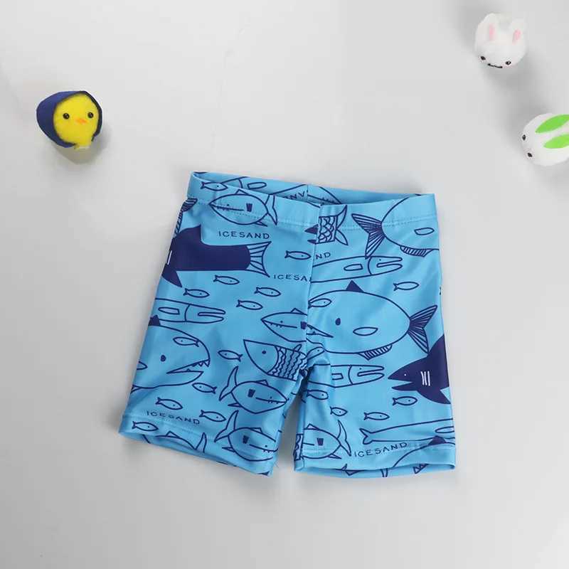 2023 Summer Children Beach Shorts Boys Cartoon Pattern Swimsuit Board Shorts 1-9Years Kids Bathing Suit Swimwear Swimming Trunks X250224