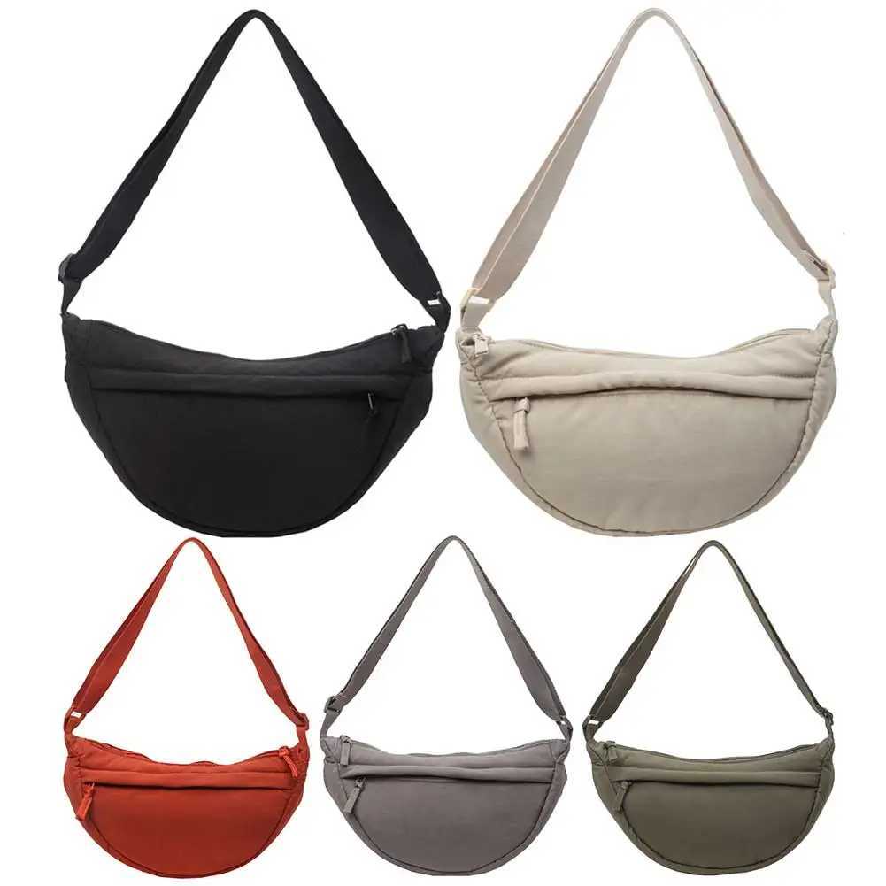 Women Dumpling Bag Crososbody Bag Fashion Crescent Bag Shopping Bag Half Moon Shape Bag for Daily Office Use Solid Color Handbag Z250225