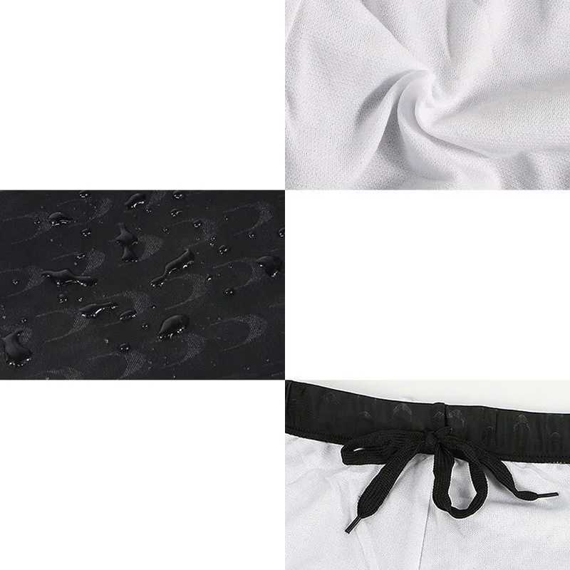 Mens Swim Shorts Swim Breathable Training Sports 5 Minute Shorts Swim Shorts Sharkskin Swimsuit Quick Dry Beach Wear Swim TrunXJ250224