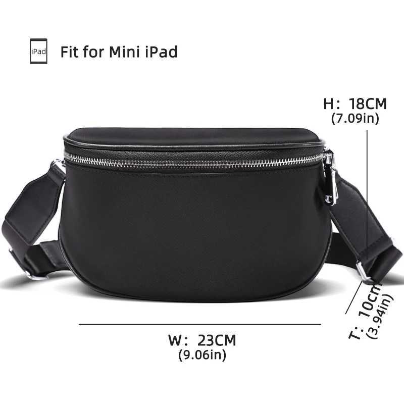 Hcankcan Mens Casual Cross Bag Mobile Messenger Mens Shoulder Bag Fashion Chest Bag Luxury Waterproof Strap Bag Z250225