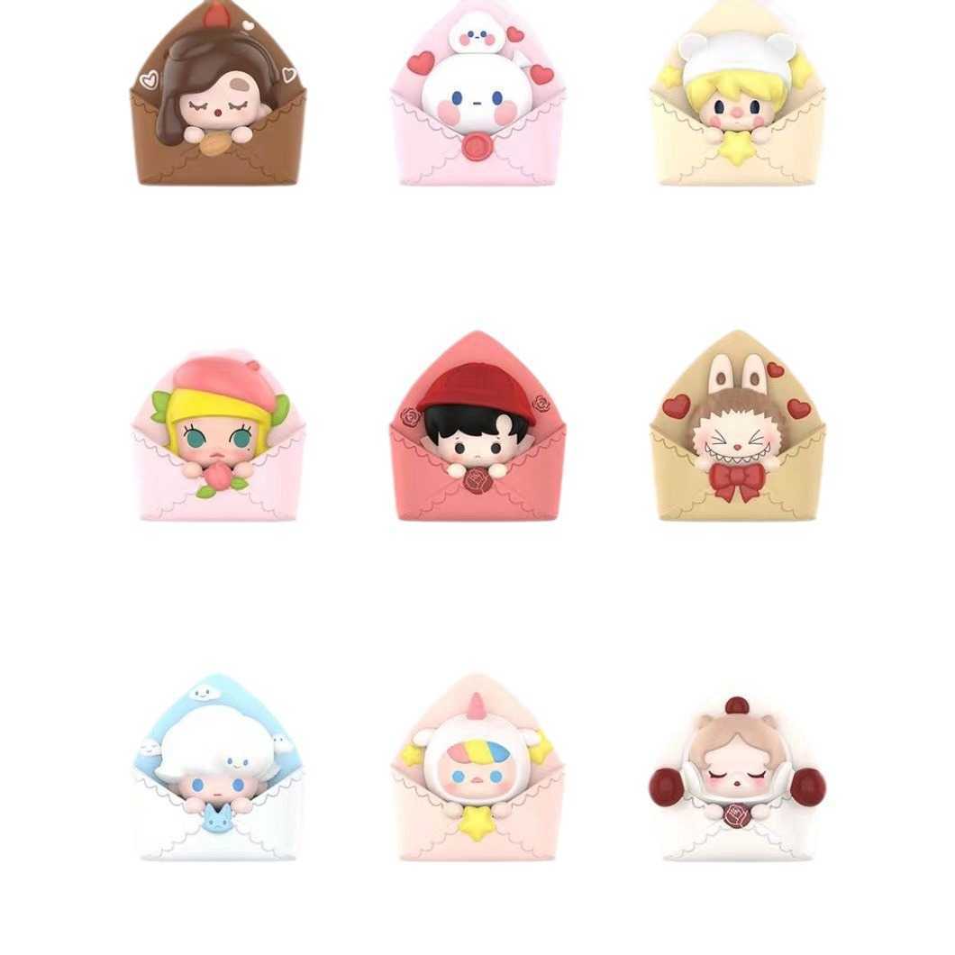 BEAN Love Letter Valentines Day Series Doll Mart Cute Grain Sitting Blind Box Free shipping Free shipping