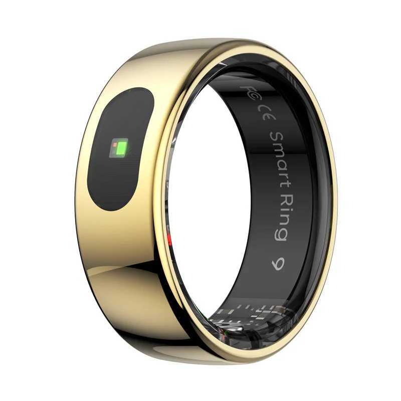 R08 Smart Ring With Charging Case Womens Men Heart Rate Health Monitor Multi-Sport Mode Tracker for Android IOS W250225