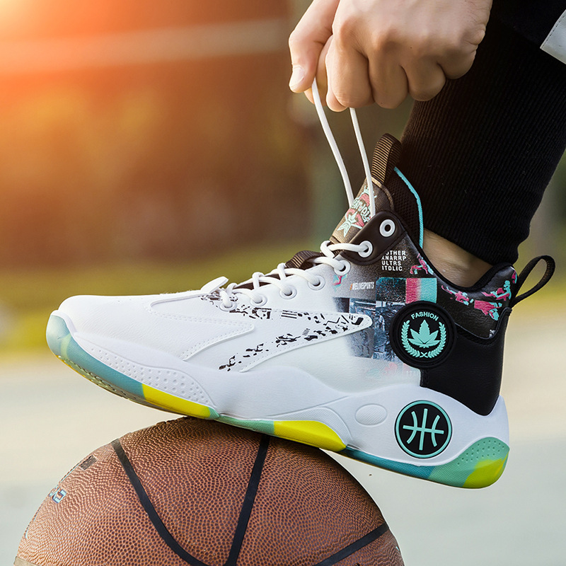 free shipping basketball shoes men mens white green blue purple black leather outdoor sports trainers sneakers classic