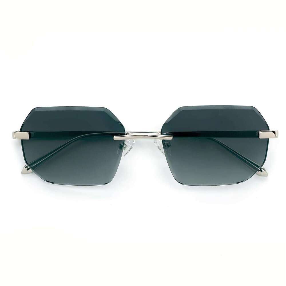 Sifier New Arrivals square Rimless Eyewear Gradient Lenses Men Shades Fashion Metal Women Sunglasses