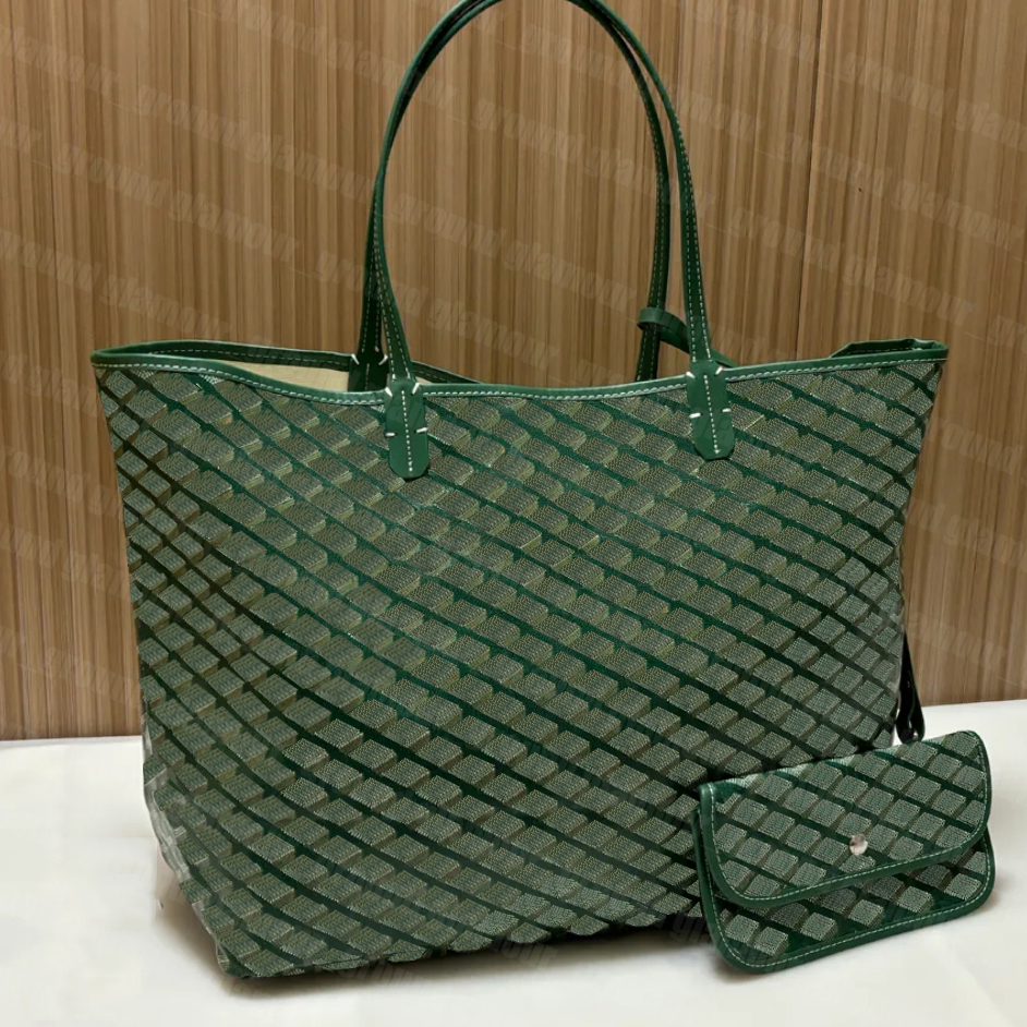 Tote bag designer Handbag Women Fashion Leather Messenger Shoulder bag High Capacity Composite Shopping Plaid Double Letters Beach Internet celebrity 06