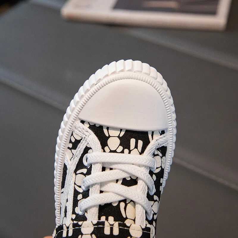 Girls Sneakers Children Canvas Shoes Fashion Anti Slip Breathable Skate Shoes Kids Student Casual Flats Tennis Kids Girls X250224