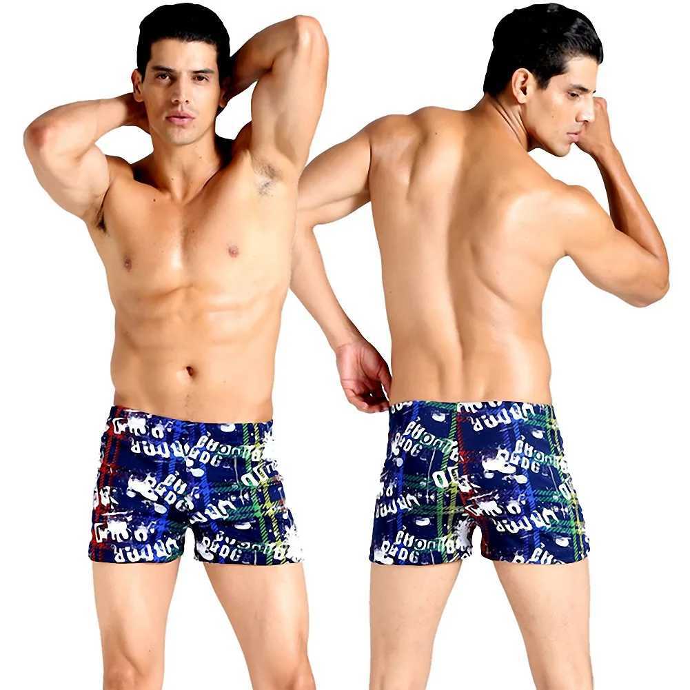 Mens Swimwear Low Waist Surfing Trunks Swim Shorts Sexy Personality Swimsuit Male Swimming Beach Board Short Men BathingXJ250224