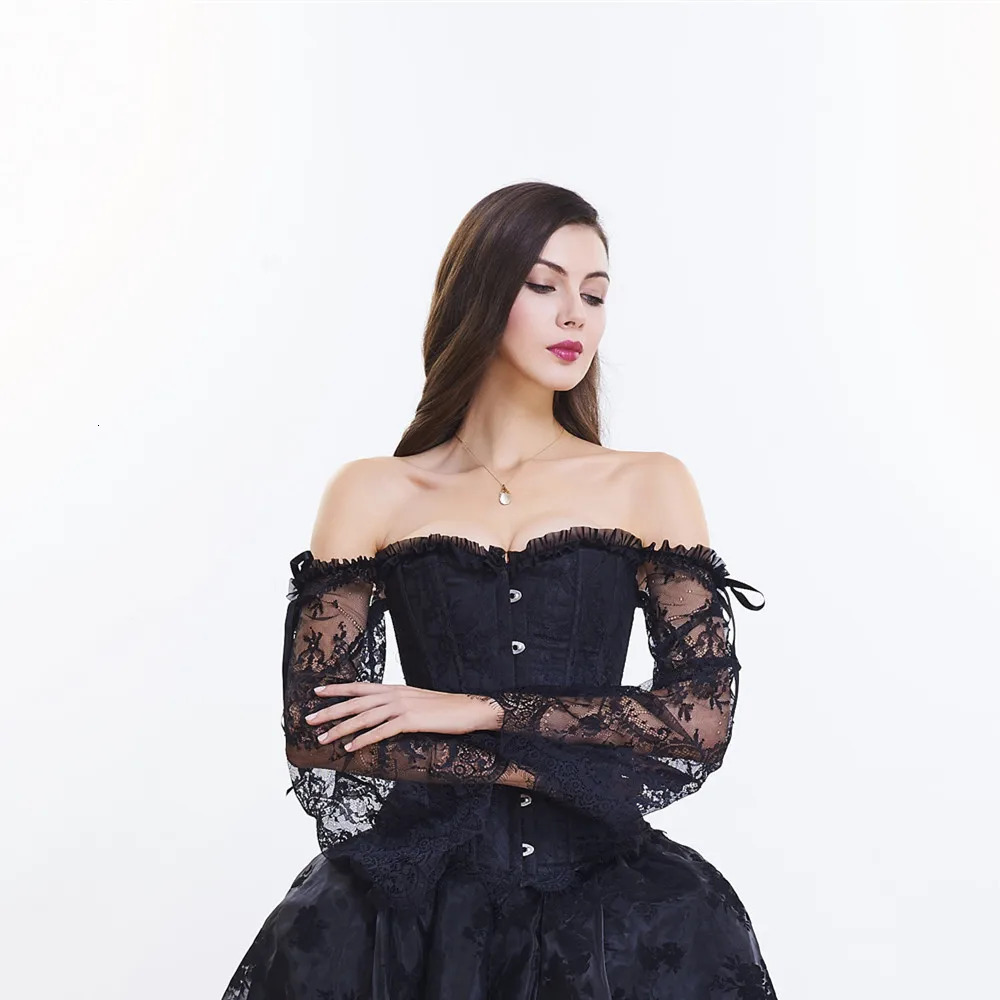 Lace Corset Top Women Shapewear Fajas Waist Trainer Slimming Lingerie Blusas Body Shaper Woman Corsets Sexy Outwear Shaping Tops 250224