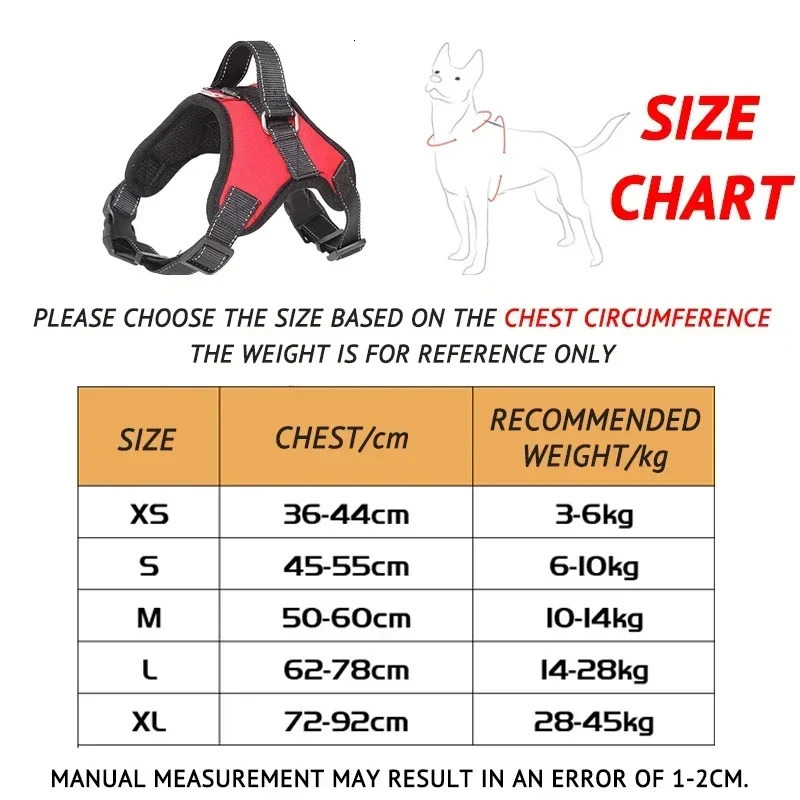 Saddle Dog Harness Reflective Adjustable Pet Harness No Pull Walking Training Small Medium Large Big Dogs Chest Strap Product 250224