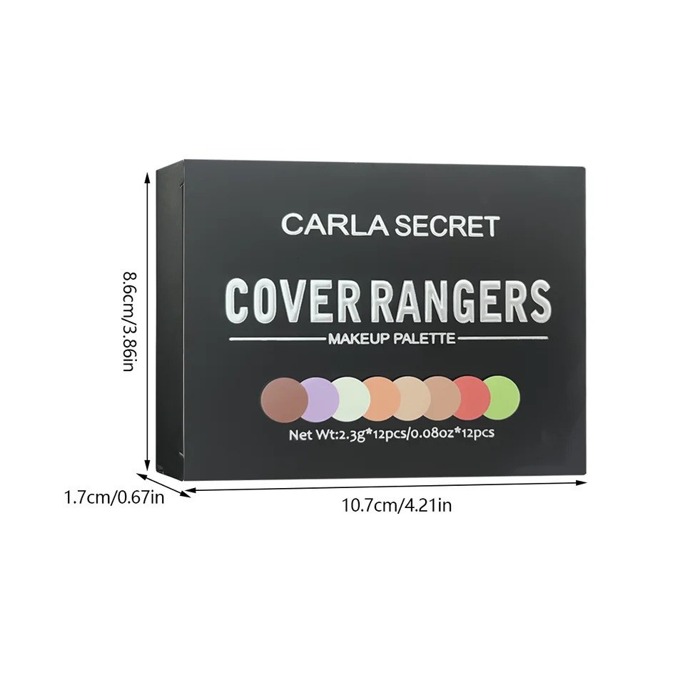 Eye shadow palette 12 color matte neon fluorescent pigment metal makeup palette flash eye shadow palette box 250222