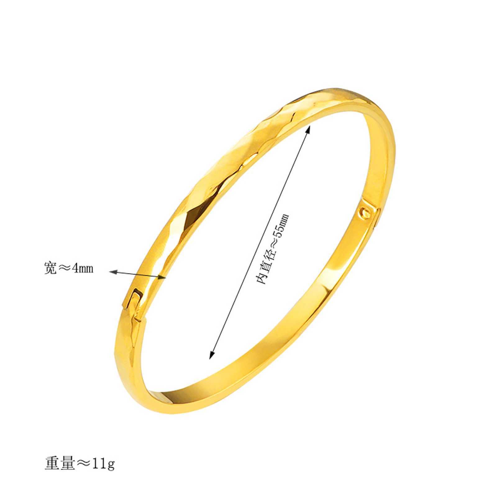 Simple fashion stainl steel diamond shiny bracelet female ins wind allergy rs wear resistant birtay giftXJ250225