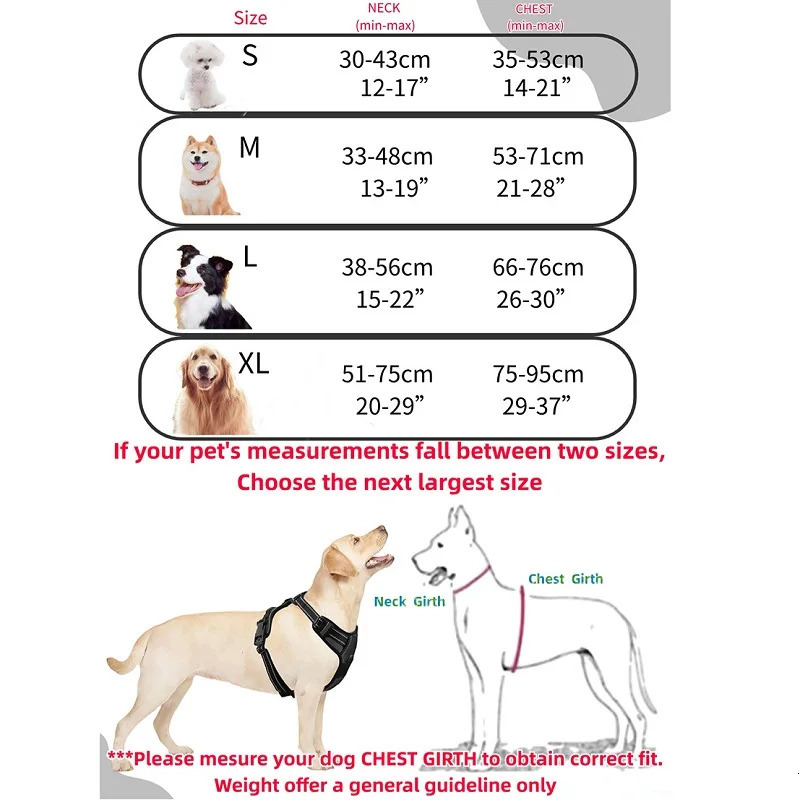 Medium Large Dog Collars Harness Big Vests Harness for Dog Pet Shop Everything for Dogs Small Dogs Harness Puppy Accessories 250224